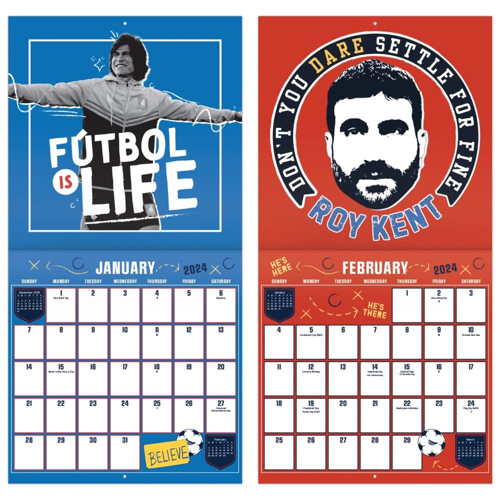 Ted Lasso 2025 Wall Calendar