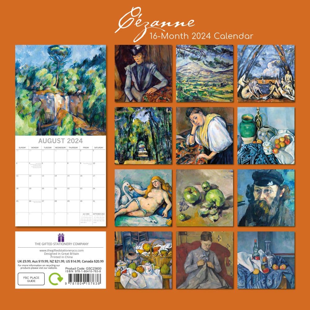 Cezanne 2024 Wall Calendar First Alternate Image width=&quot;1000&quot; height=&quot;1000&quot;