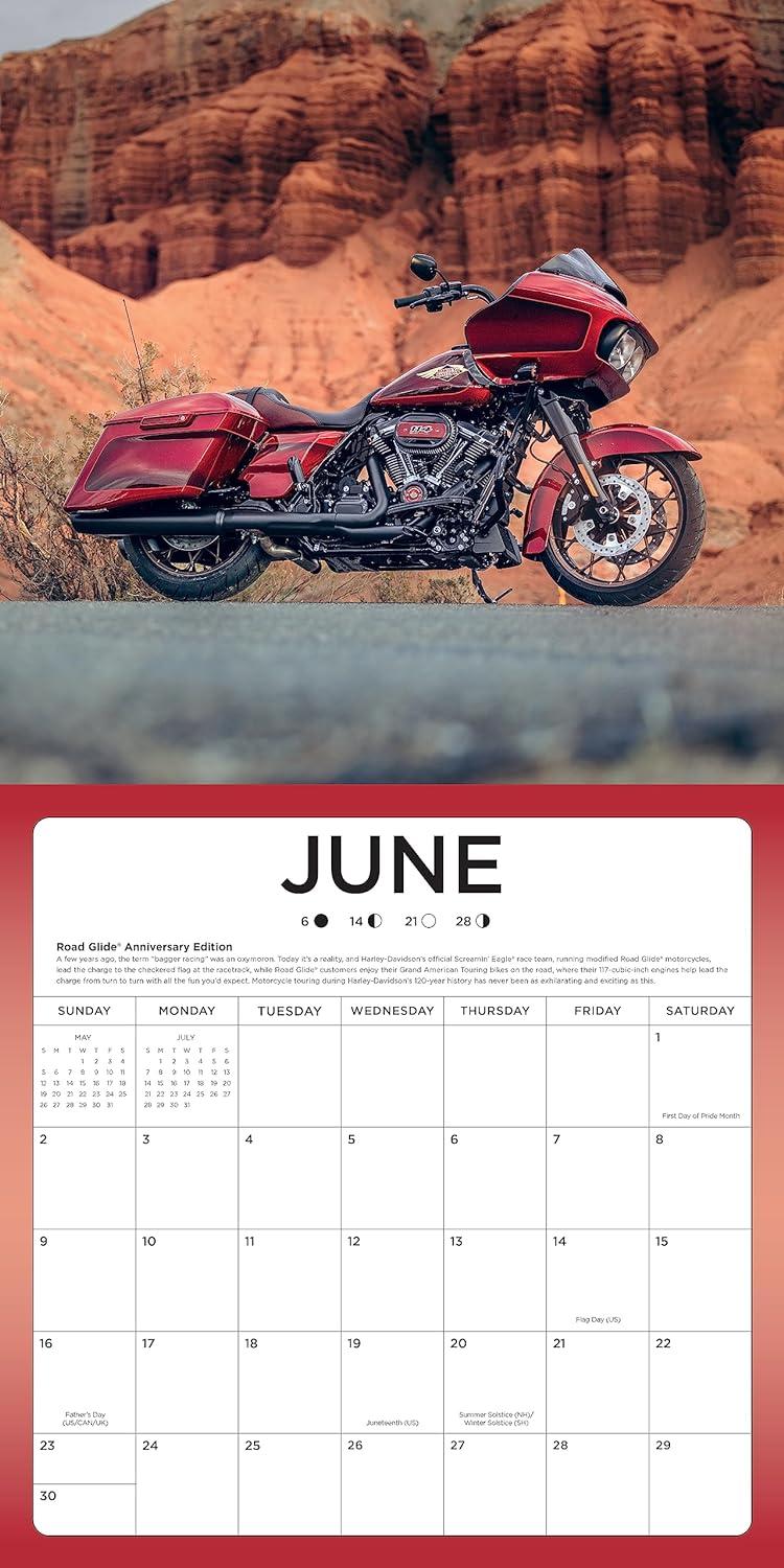 Harley Davidson 2024 Wall Calendar