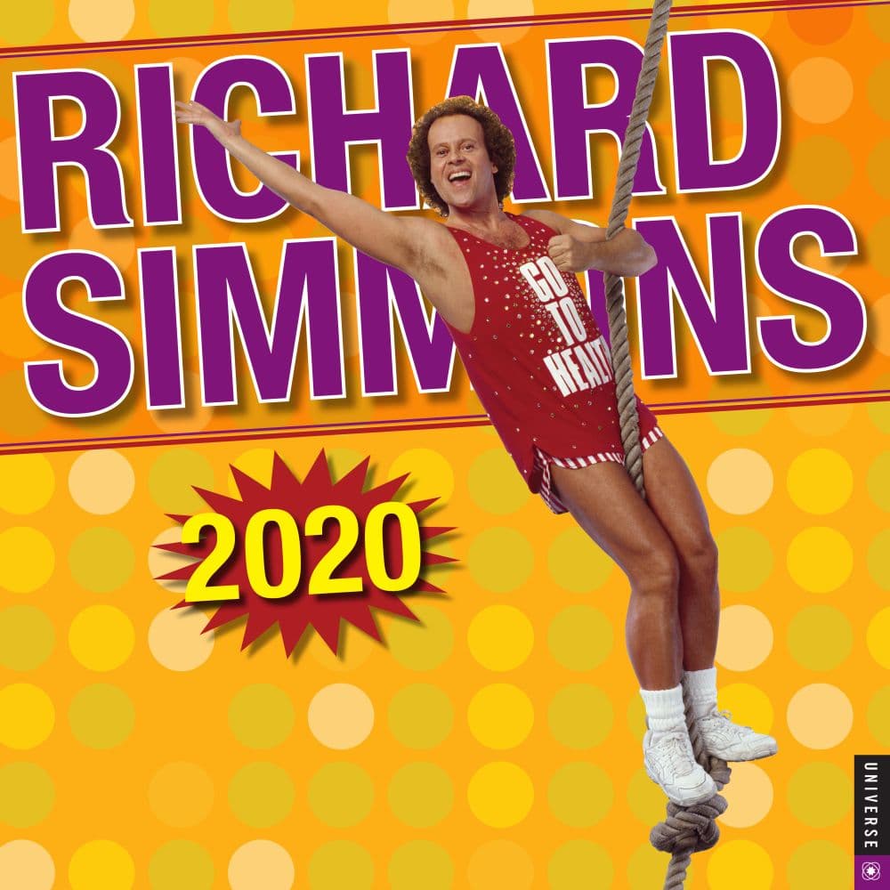 Richard Simmons Wall Calendar Calendars Com