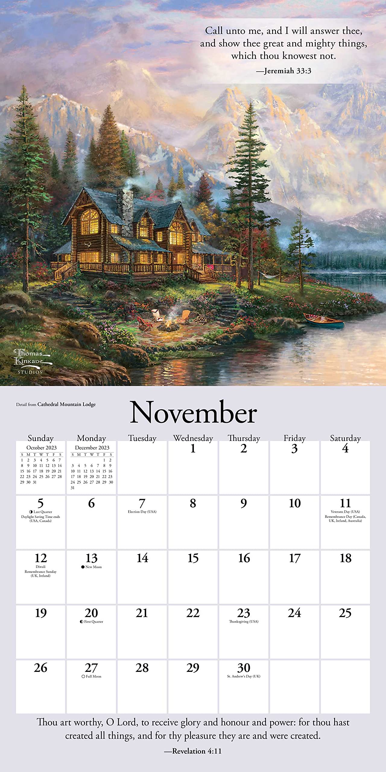 Kinkade Gardens Of Grace Scripture 2023 Calendars