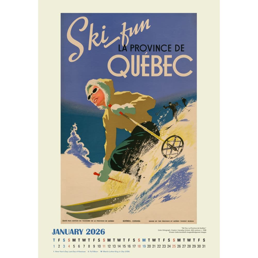 Travel the World 2026 Wall Calendar Second Alternate Image