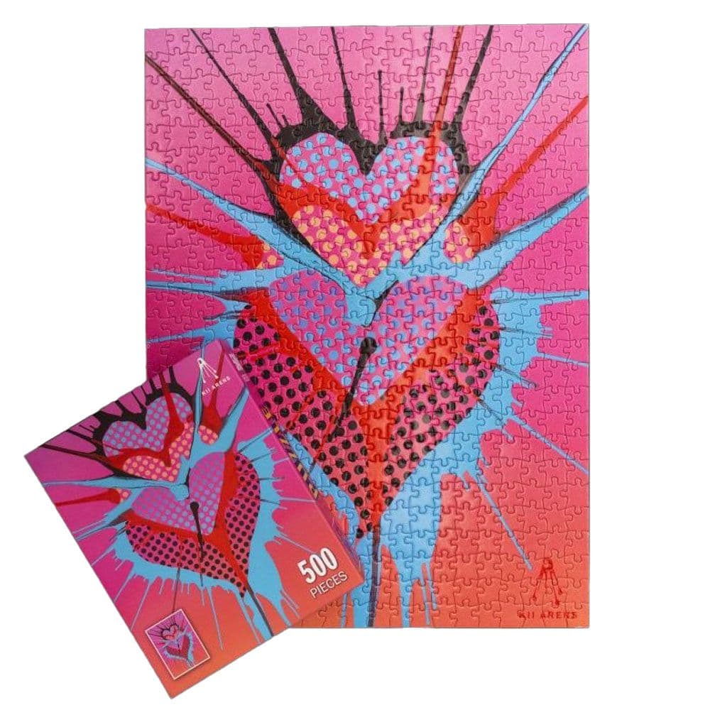 Triple Hearts 500 Piece Puzzle First Alternate Image