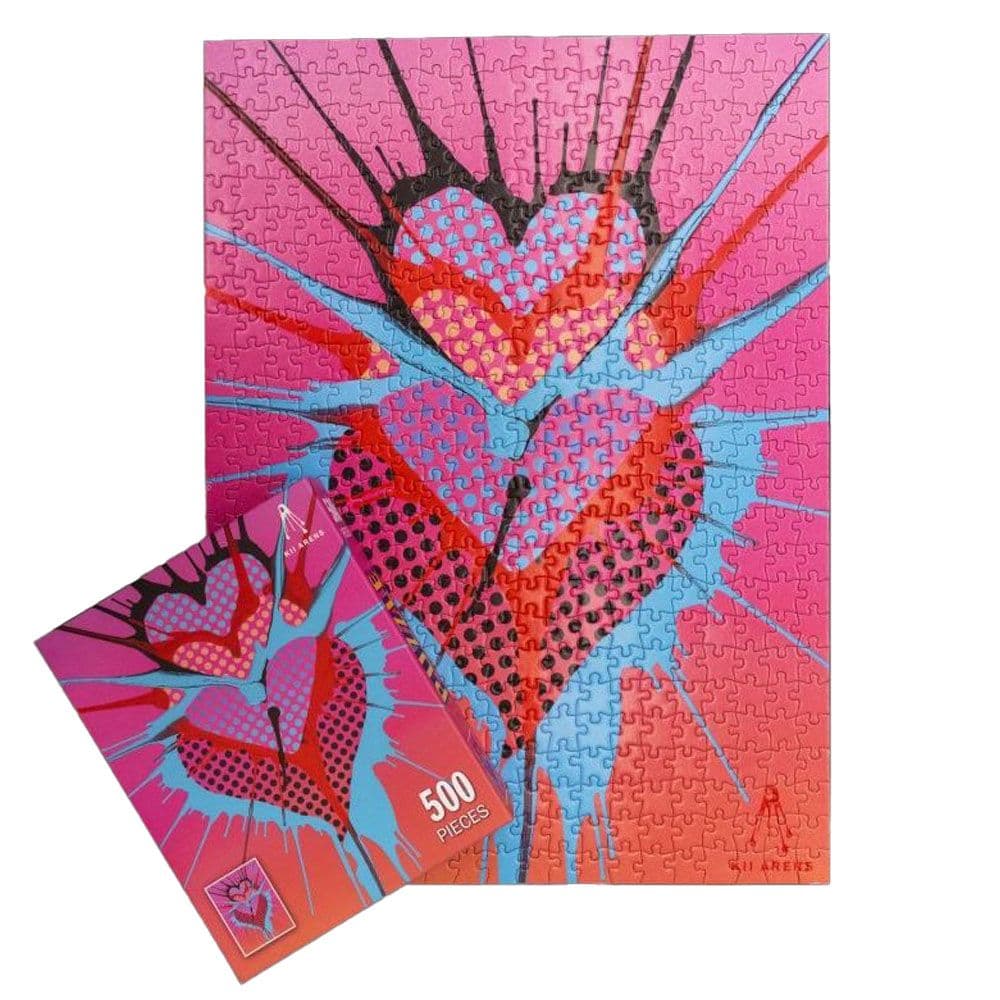 Triple Hearts 500 Piece Puzzle 2nd Product Detail  Image width=&quot;1000&quot; height=&quot;1000&quot;