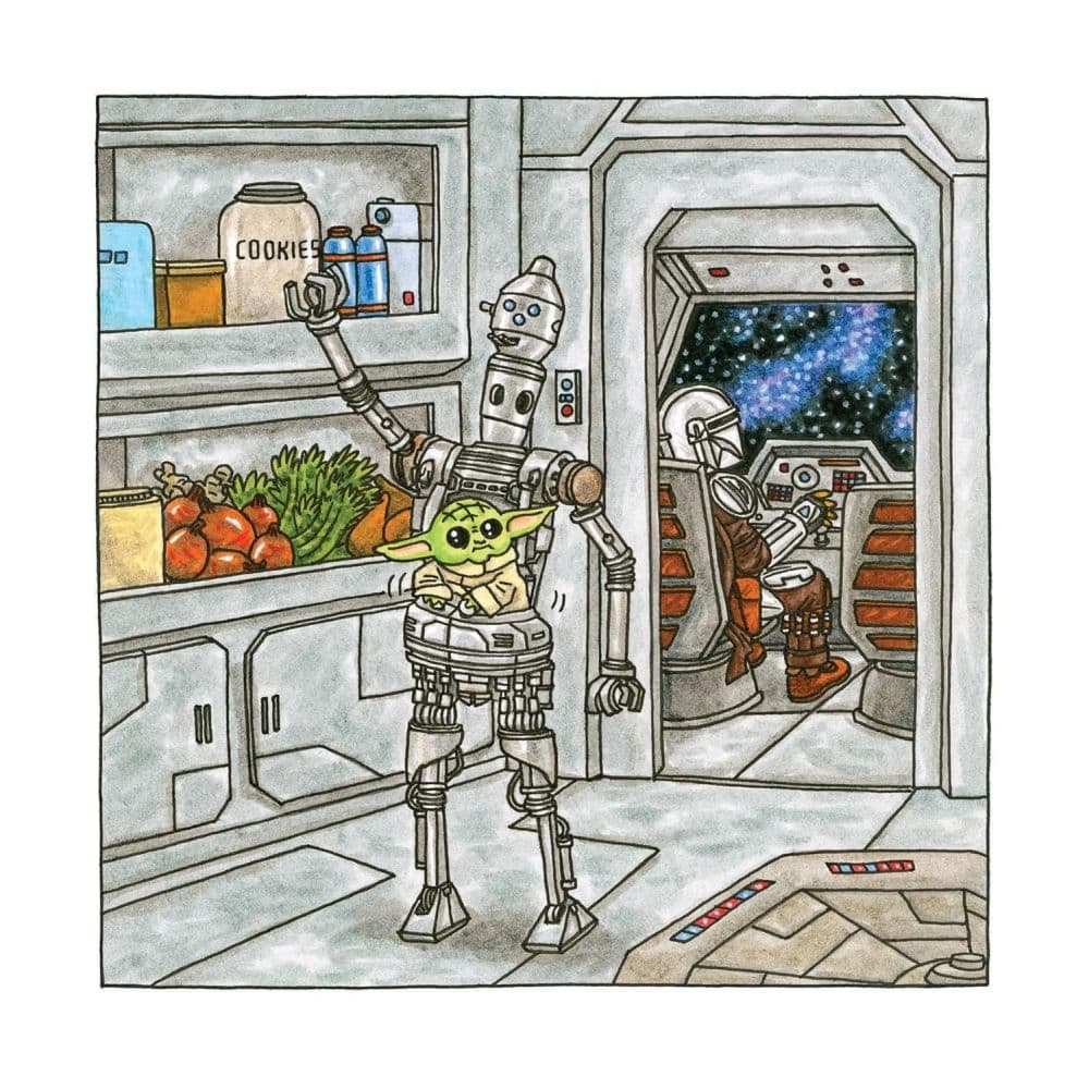 Mandalorian &amp; Child 2027 Wall Calendar Eighth Alternate Image