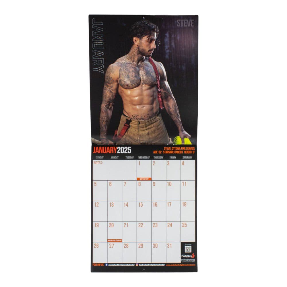 Australian Firefighters 2025 Wall Calendar Fifth Alternate Image