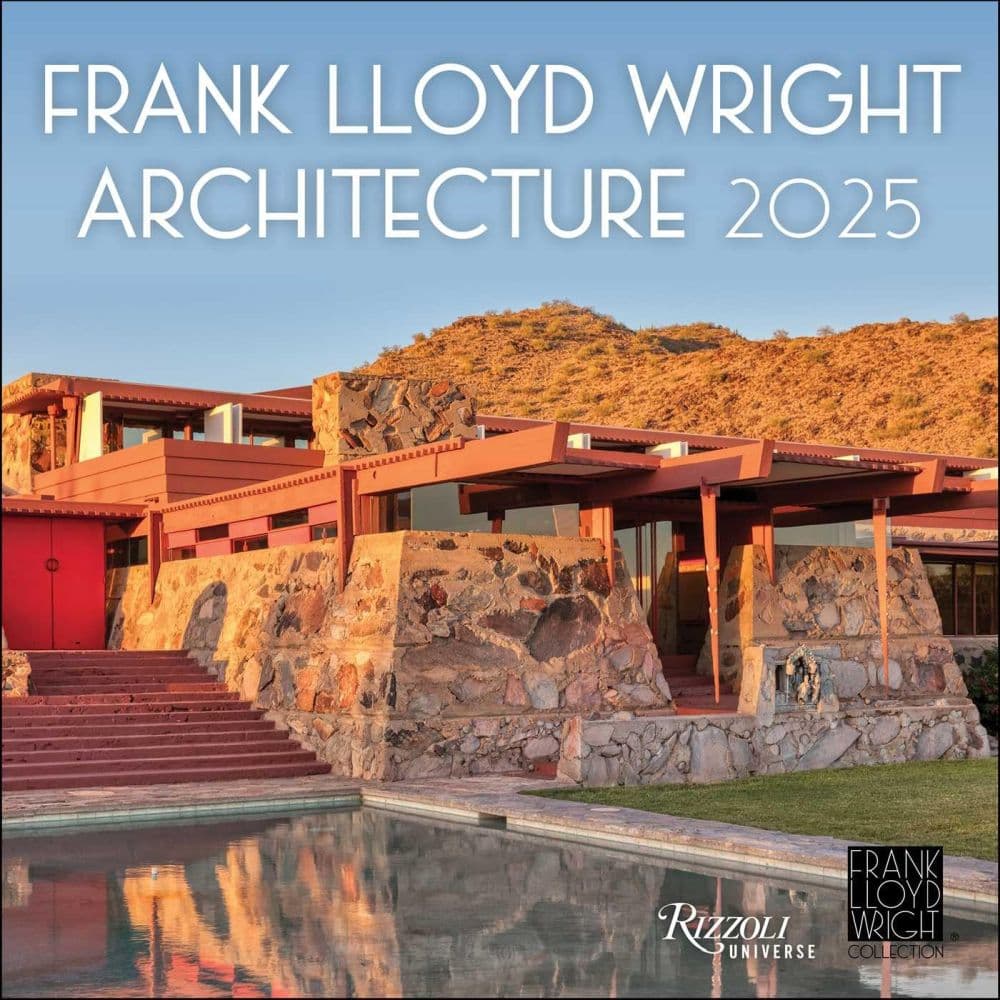 Frank Lloyd Wright Architecture 2025 Wall Calendar Main Product Image width=&quot;1000&quot; height=&quot;1000&quot;