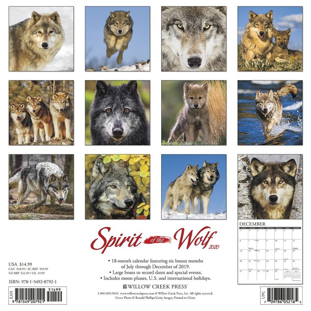Wolves Wall Calendar Calendars com