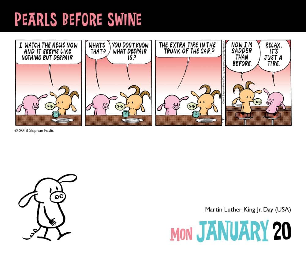 Pearls Before Swine Desk Calendar
