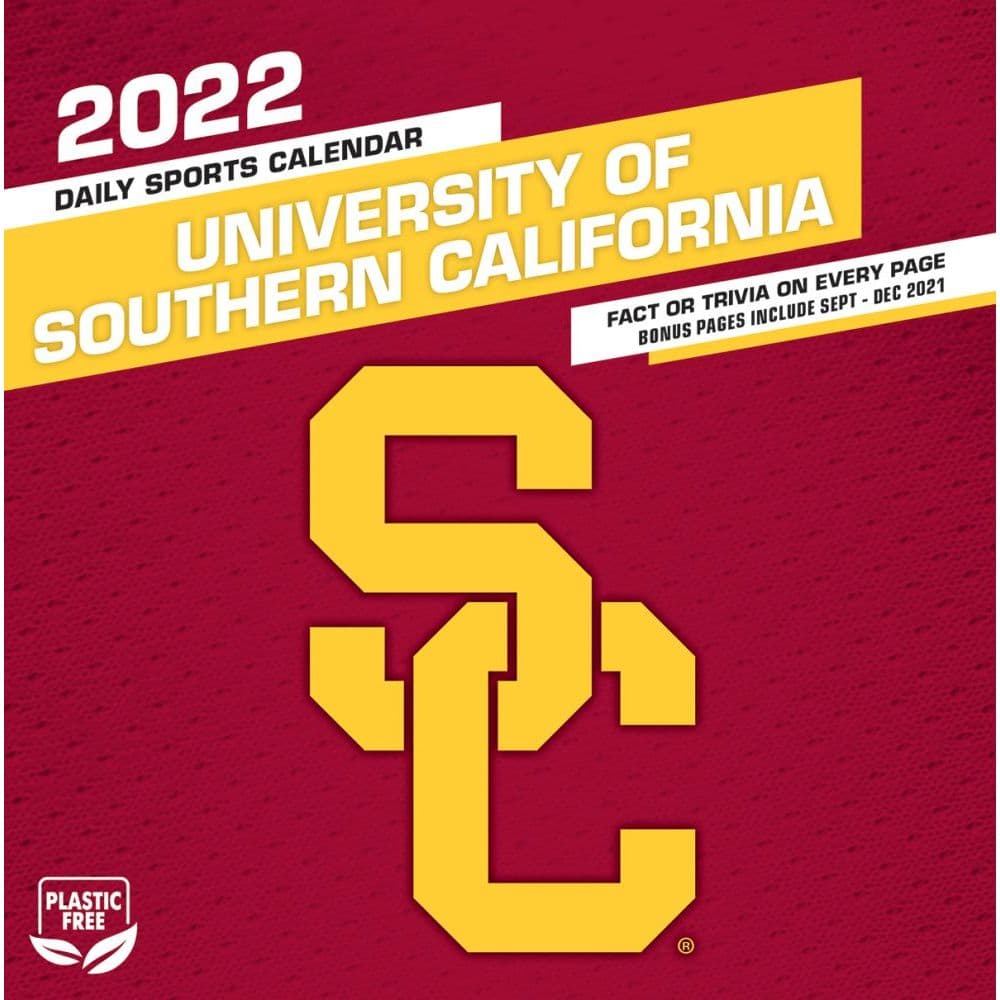 Col Usc Trojans 2022 Desk Calendar - Calendars.com