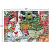 image Snowman Winter Garden 1000 Piece Puzzle Fifth Alternate Image