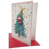 image Santa on Ladder with Tree Christmas Card Alt6