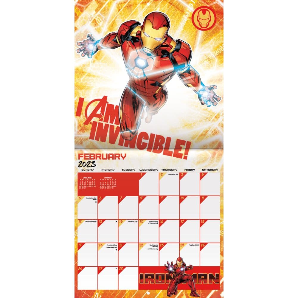 Marvel Avengers 2023 Wall Calendar - Calendars.com