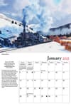 image Great Trains 2025 Wall Calendar January