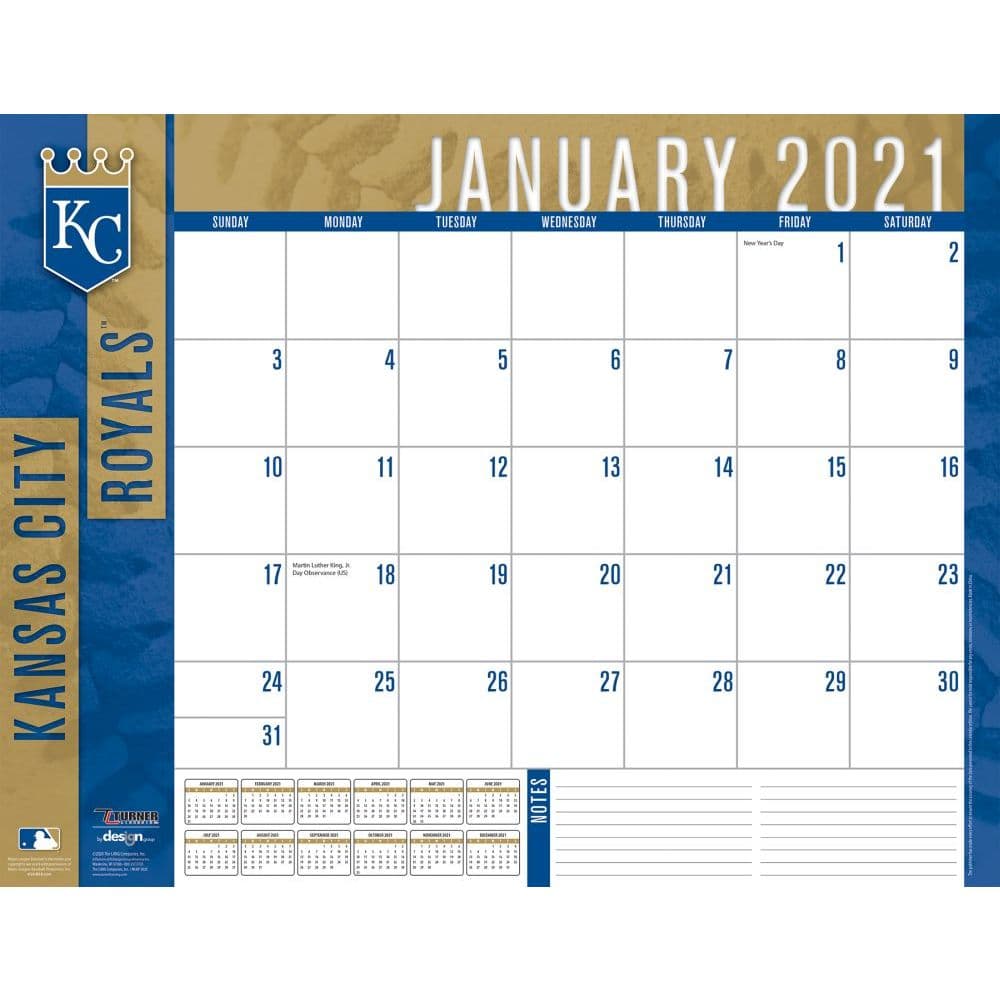 MLB Kansas City Royals Desk Pad