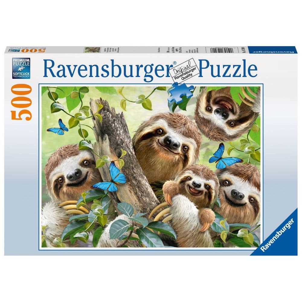 Sloth Selfie 500 Piece Puzzle Main Image