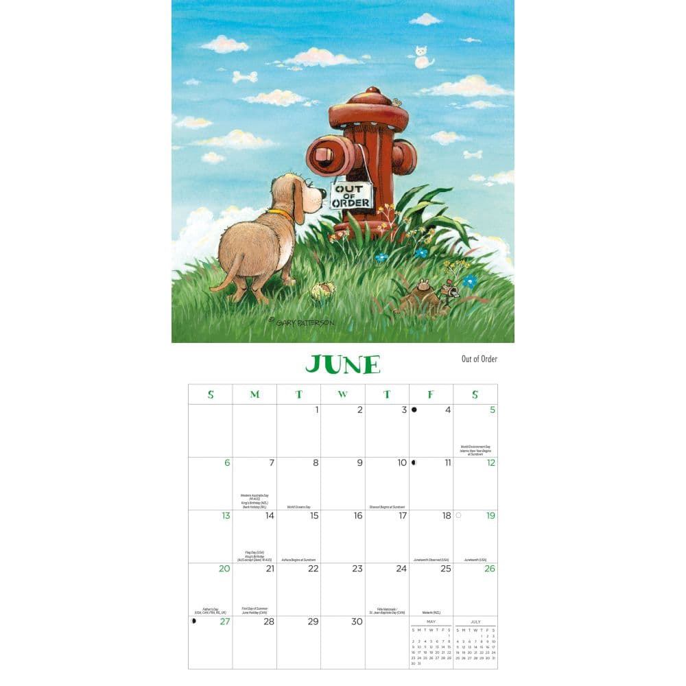 Dogs 2027 Magnetic Calendar by Gary Patterson Third Alternate Image