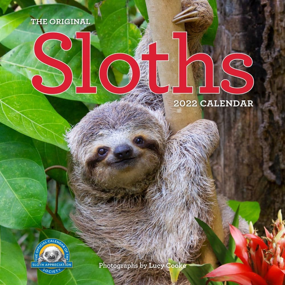 The Original Sloths 2022 Wall Calendar