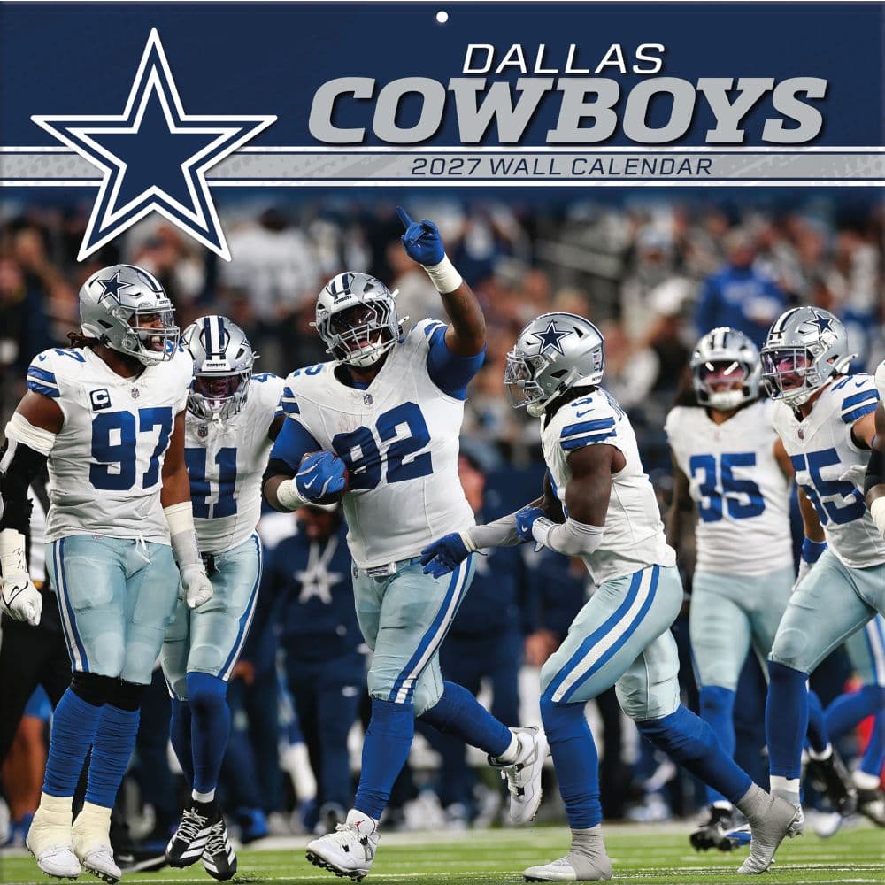 NFL Dallas Cowboys 2027 Wall Calendar Main Product Image