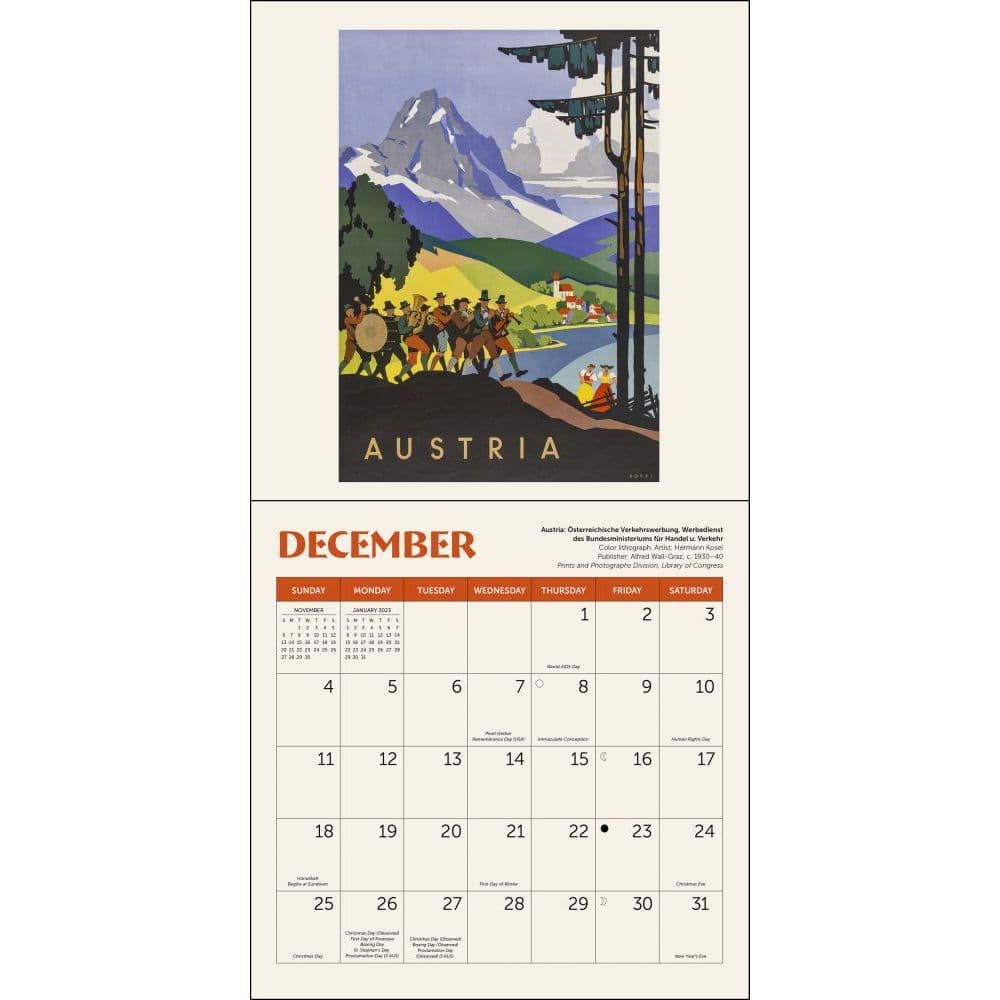 Travel the World 2022 Mini Wall Calendar - Calendars.com