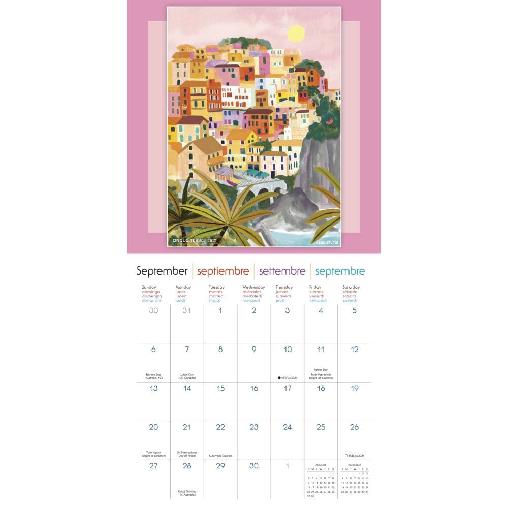 Colorful World Of Rhi James 2026 Wall Calendar Third Alternate Image