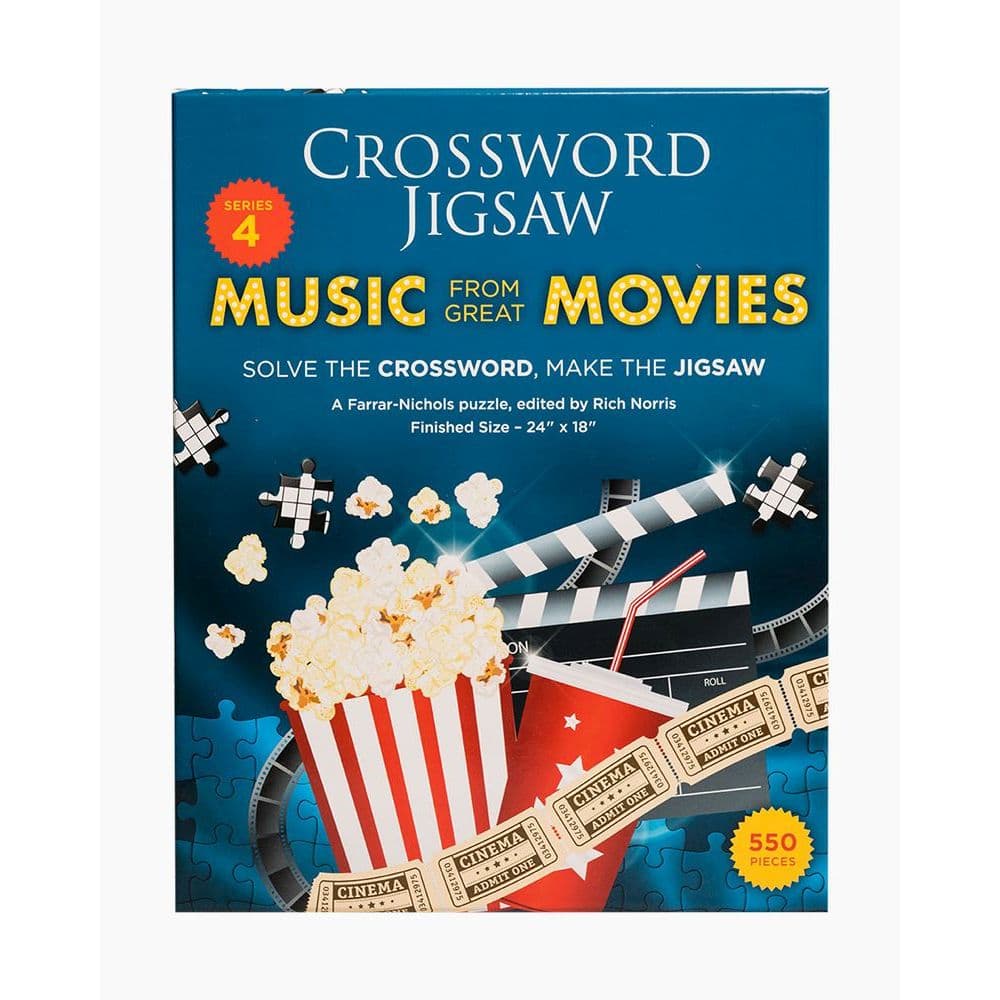 Crossword Music From Movies 550 Piece Puzzle Calendars com