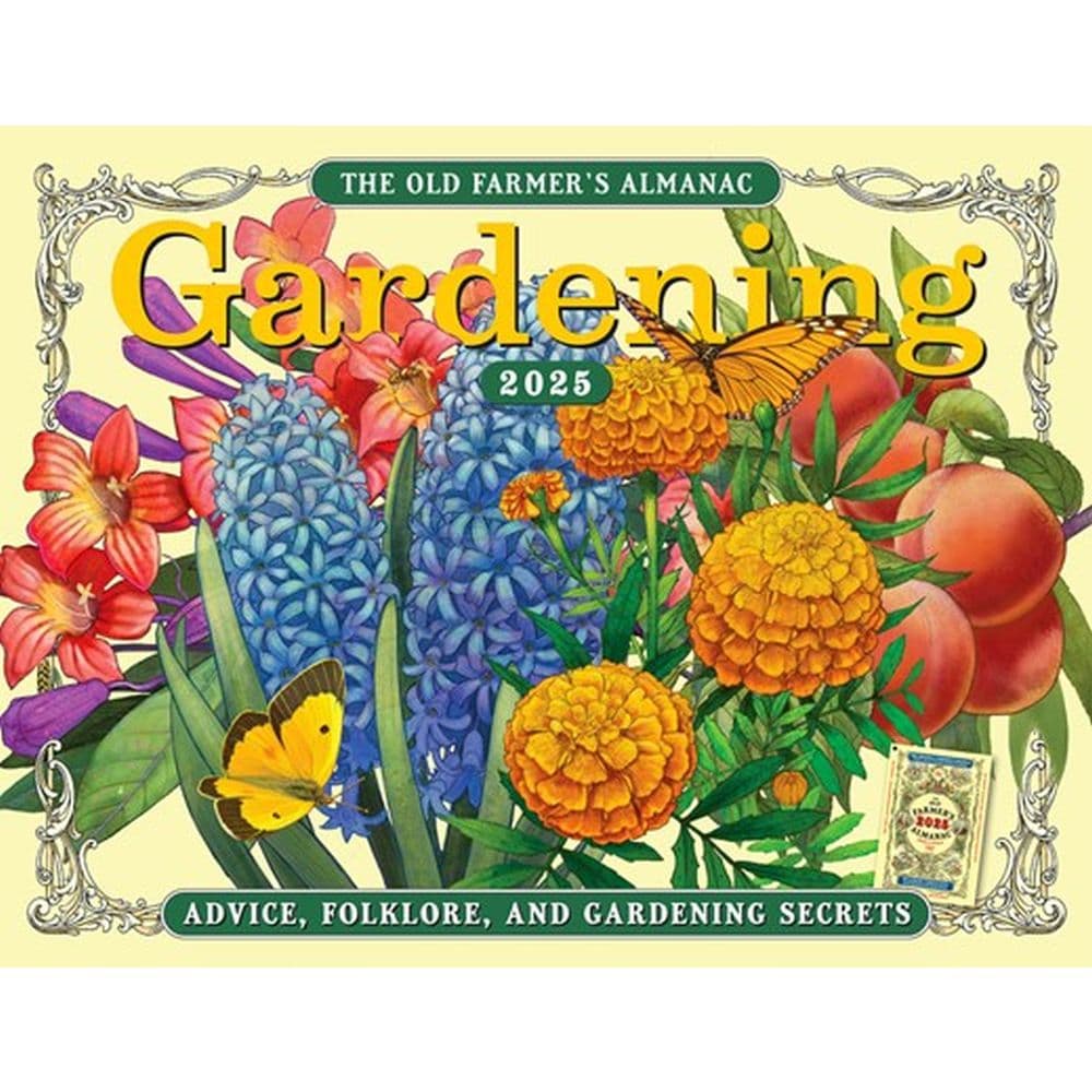 Old Farmers Almanac Gardening 2025 Wall Calendar