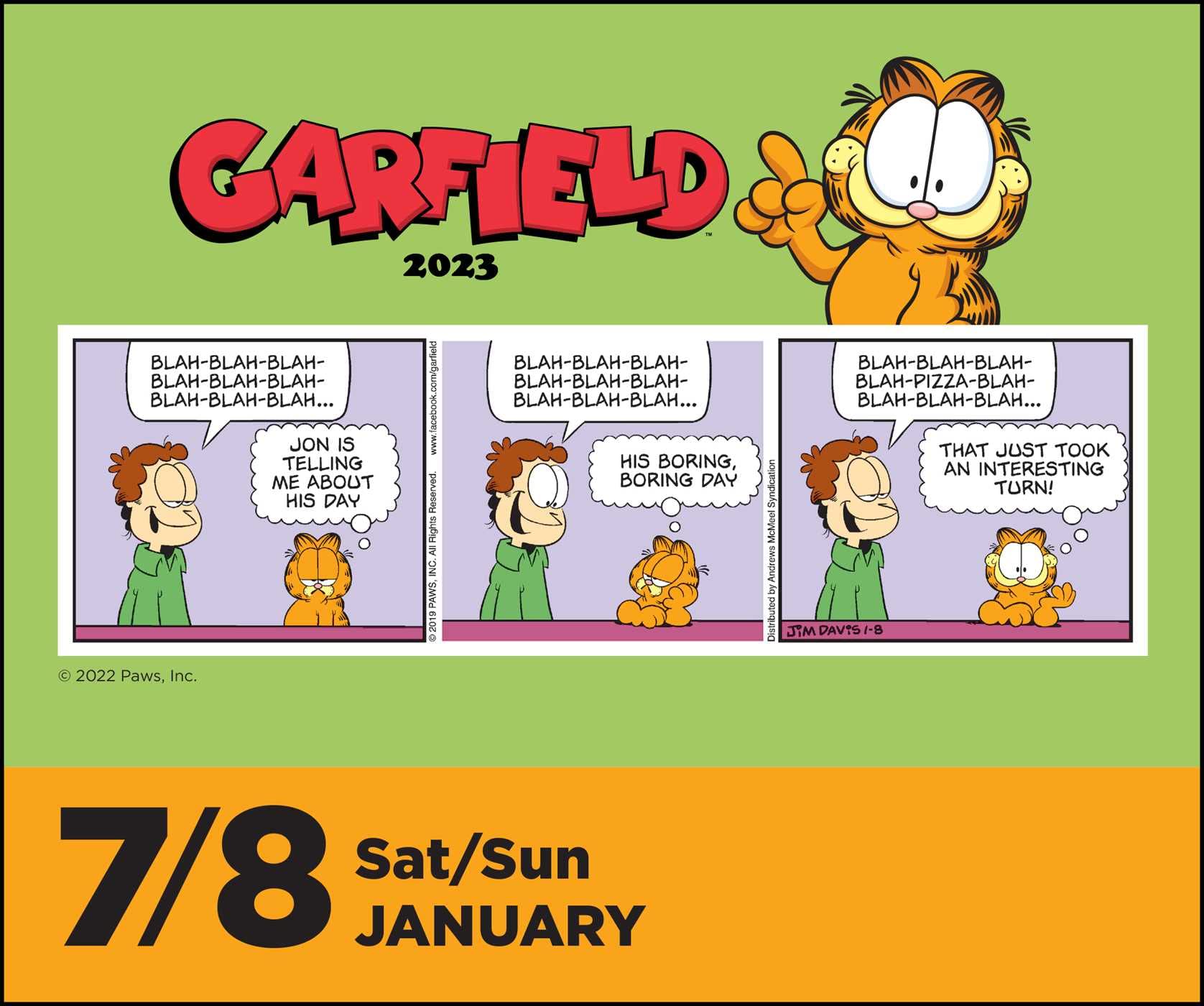 Garfield 2023 Day-to-Day Calendar - Calendars.com