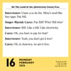image Stupidest Things Ever Said 2026 Desk Calendar Fourth Alternate Image