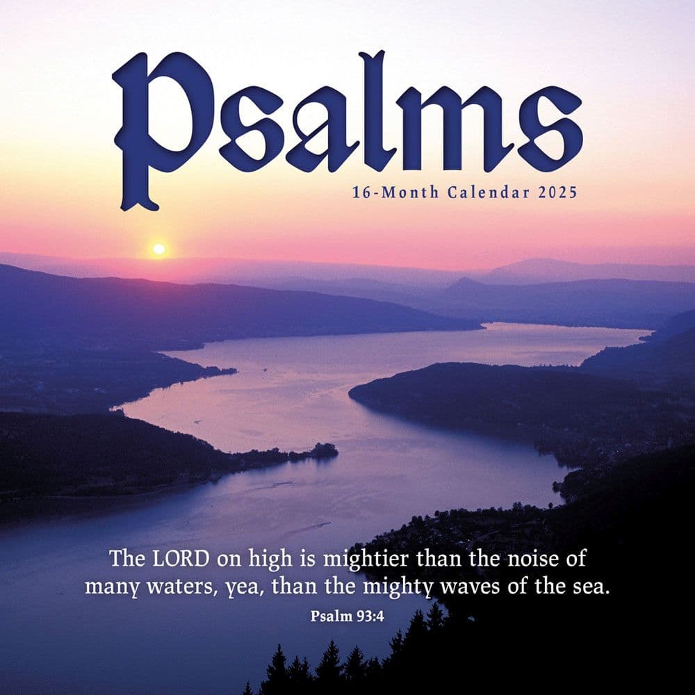 Psalms 2025 Mini Wall Calendar  Main Image