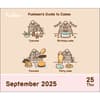 image Pusheen 2025 Desk Calendar Fourth Alternate Image