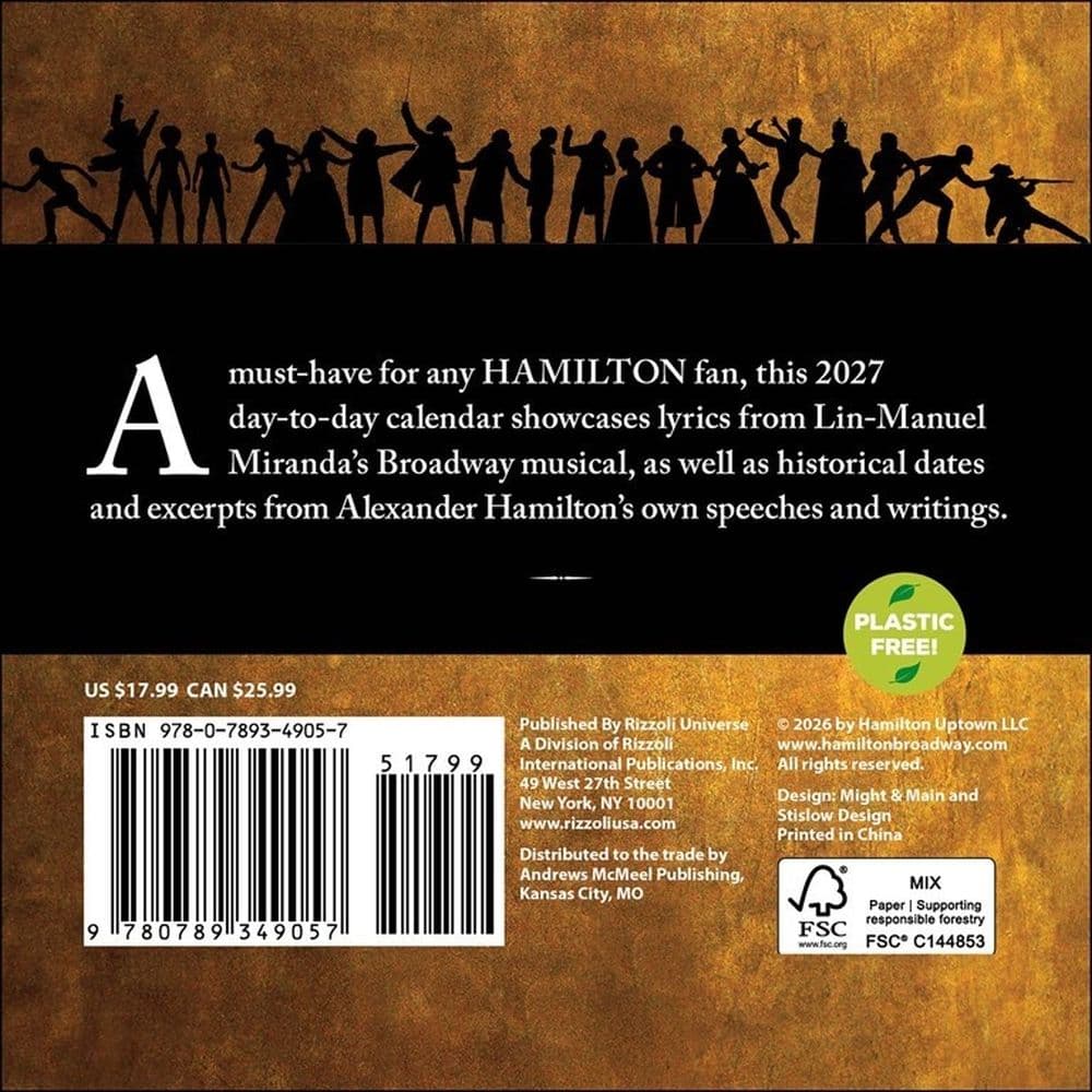 Hamilton 2027 Desk Calendar First Alternate Image