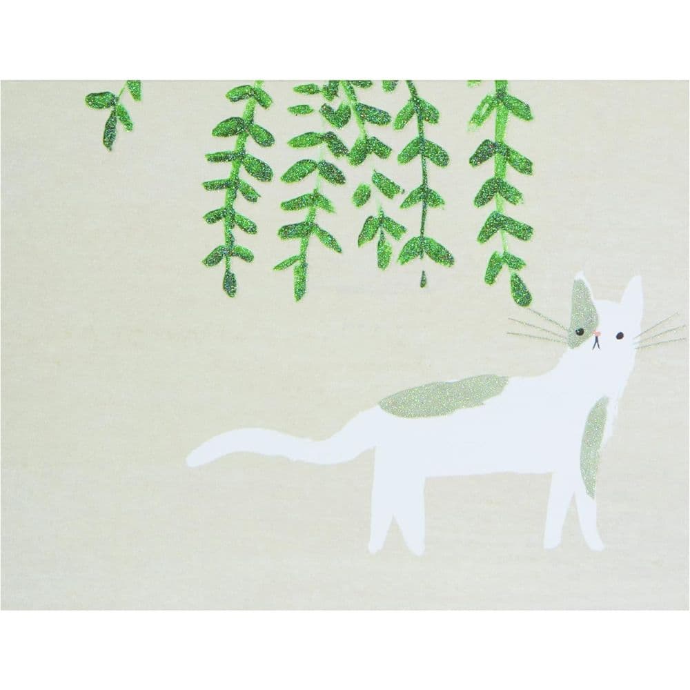 Kitty With Vine Boxed Note Cards Fourth Alternate Image