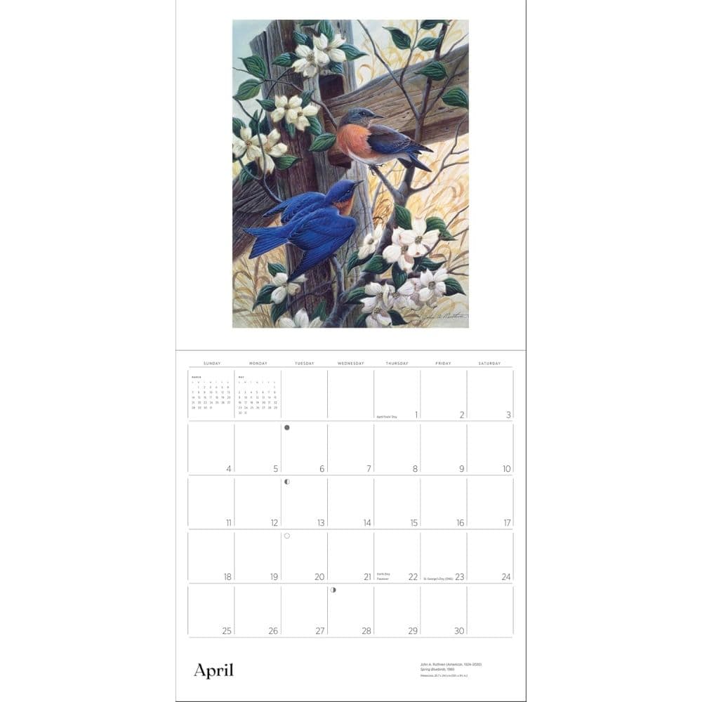 Birders View 2027 Wall Calendar by John A Ruthven Fifth Alternate Image