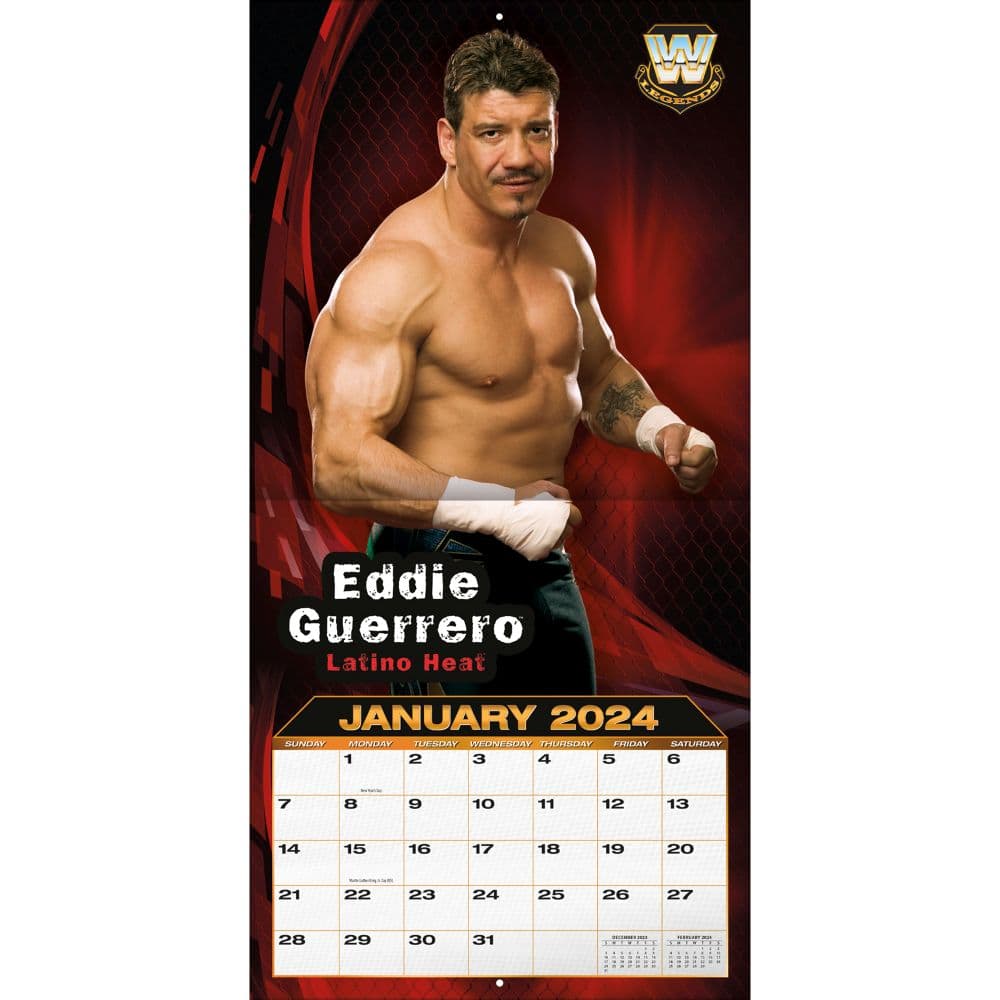 WWE Legends 2024 Wall Calendar Second Alternate Image width="1000" height="1000"