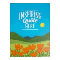 image Inspiring Quote Lined Journal Main Product Image