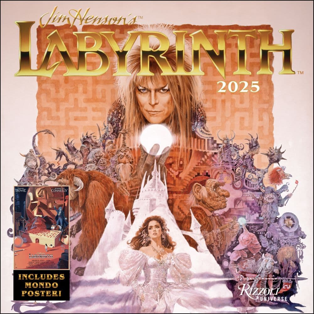 Labyrinth 2025 Wall Calendar