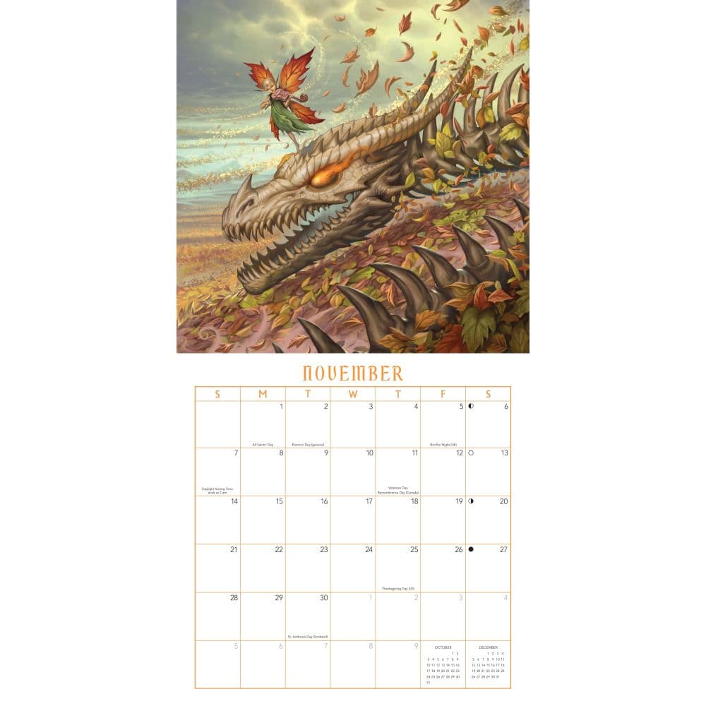 Dragon 2027 Wall Calendar Sixth Alternate Image