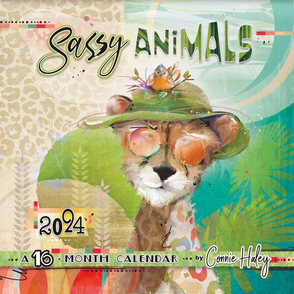 Sassy Animals Haley 2024 Wall Calendar - Calendars.com