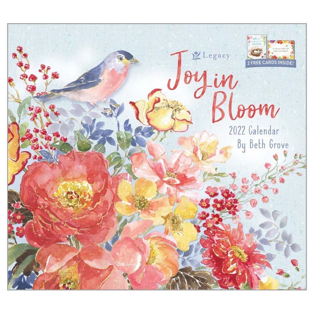 The Legacy Joy In Bloom 2022 Wall Calendar - Calendars.com