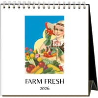 image Farm Fresh 2026 Easel Desk Calendar Main Product Image