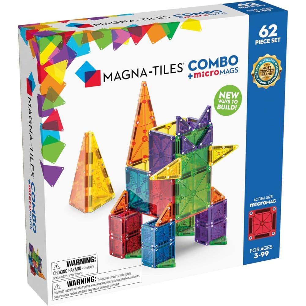 Magna-tiles 62 Piece Combo Set Main Product Image