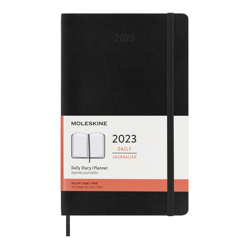 Moleskine Moleskine 2023 Large Daily Soft Cover Planner (Black)