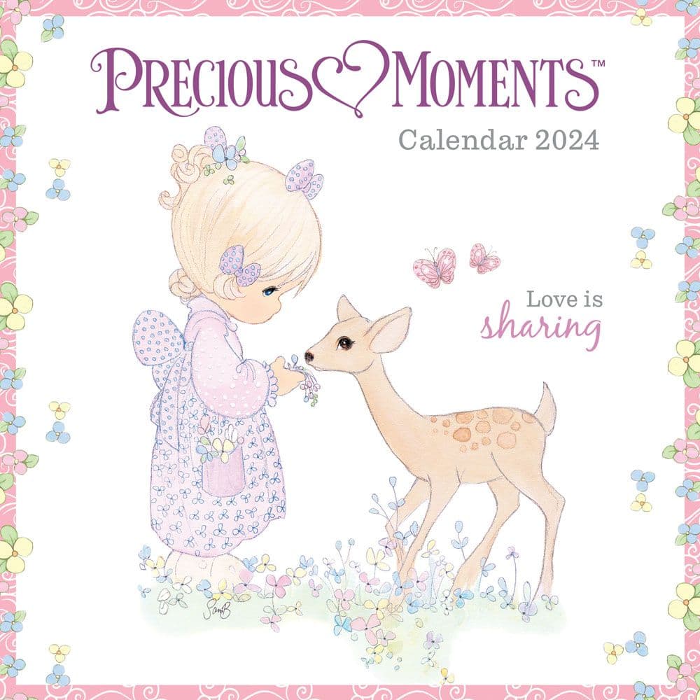 Precious Moments 2024 Mini Wall Calendar Main Product Image width=&quot;1000&quot; height=&quot;1000&quot;