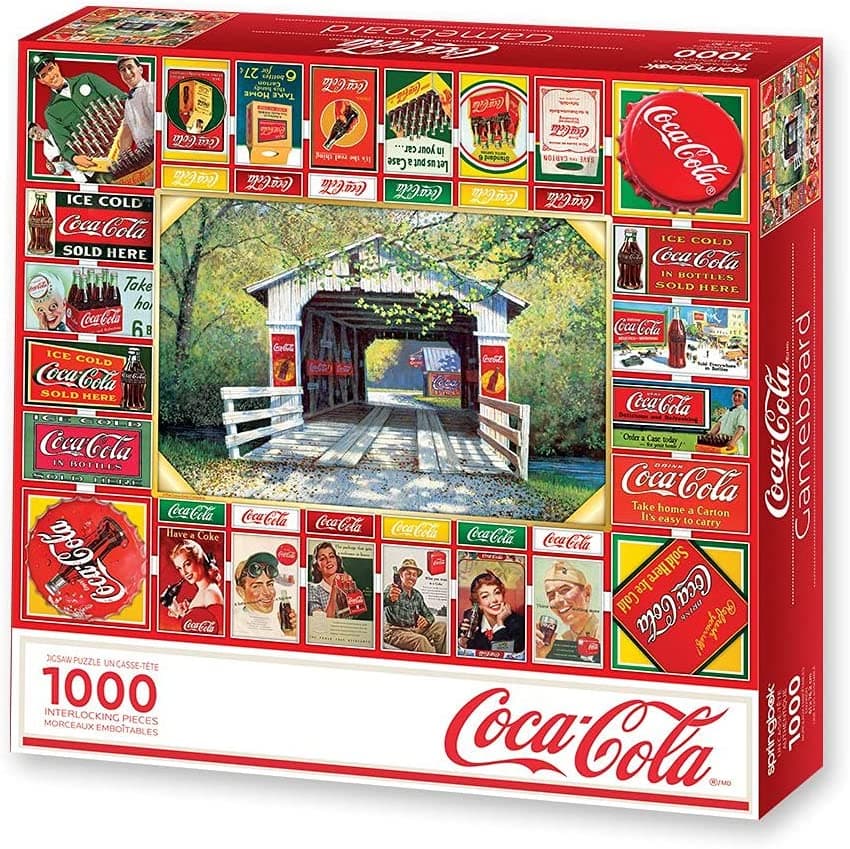 Coca-Cola Gameboard 1000 Piece Puzzle Main Image