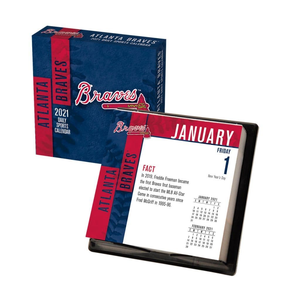 Atlanta Braves Desk Calendar Calendars com