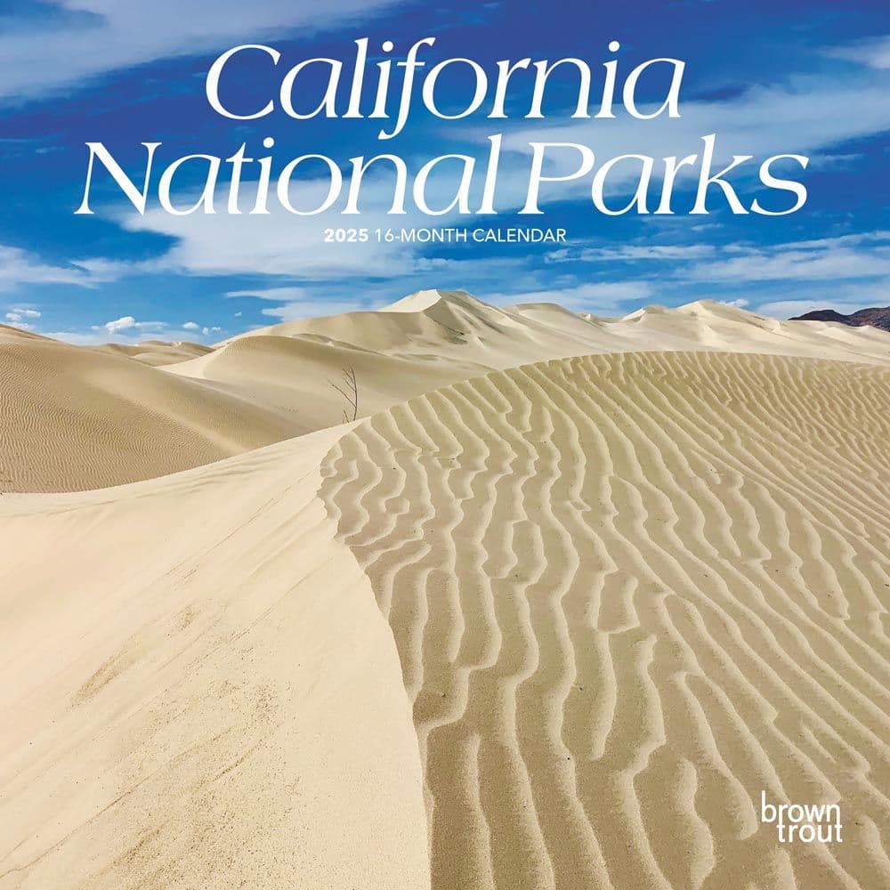 California National Parks 2025 Mini Wall Calendar