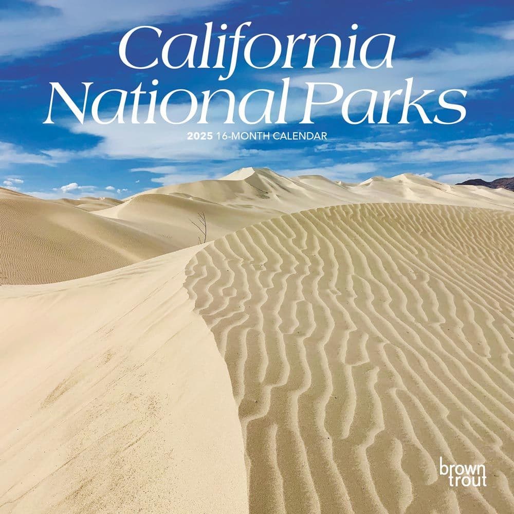 California National Parks 2025 Mini Wall Calendar Main Image