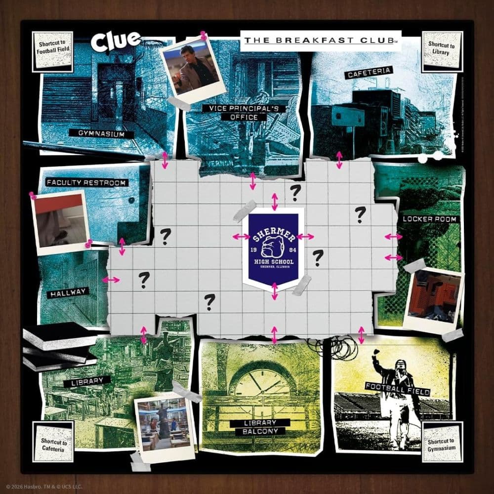 Clue The Breakfast Club Board Game First Alternate Image