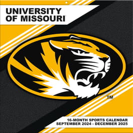 Missouri Tigers 2025 Wall Calendar